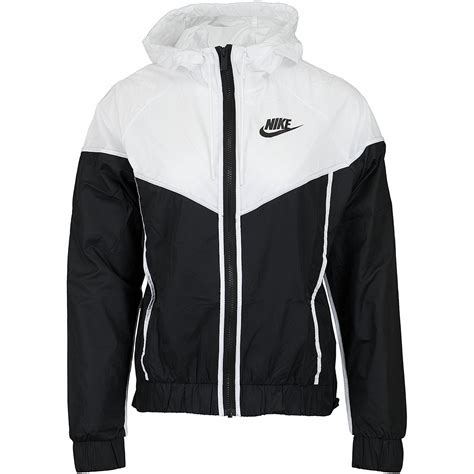 nike windrunner schwarz weiß|nike windrunner jacket size chart.